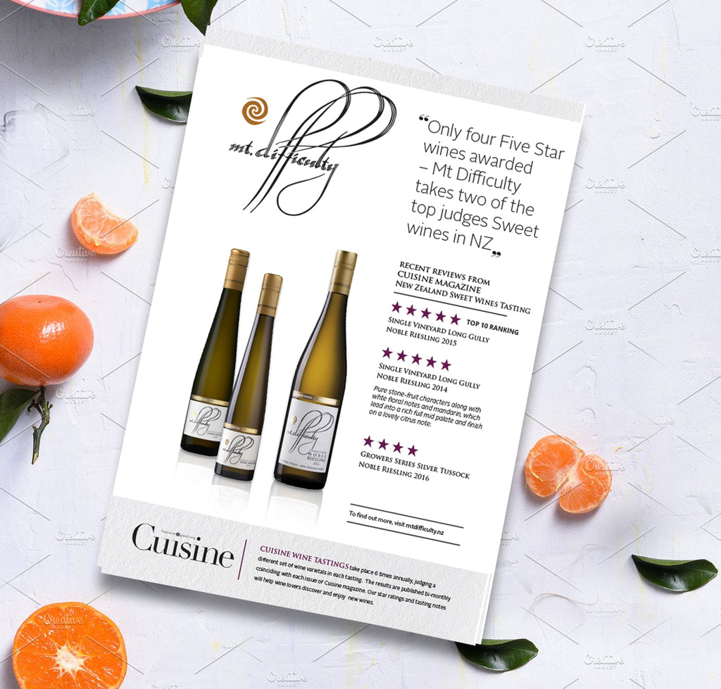 CUISINE MAGAZINE’S ANNUAL NZ SWEET WINE TASTING